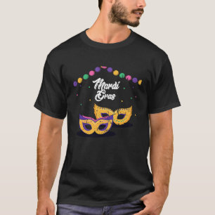 Camiseta Celebración Festival Madri Gras Máscara de perlas
