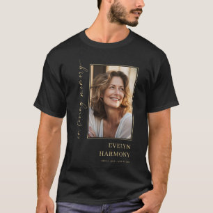 Camiseta Celebración Funeral Memorial Fotográfico de la Vid