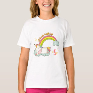 Camiseta celebración mágica de cumpleaños número 5