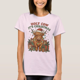 Camiseta Celebración Navideña de Vaca de las Highlands Fest