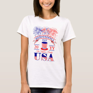 Camiseta Celebración patriótica del 4 de julio, Día de la I