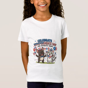 Camiseta Celebración Patriótica Patas 4 de Julio