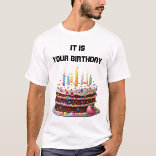 Camiseta Celebración personalizada de Personalizado de vela