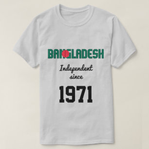 Camiseta Celebración por la independencia de la bandera de 