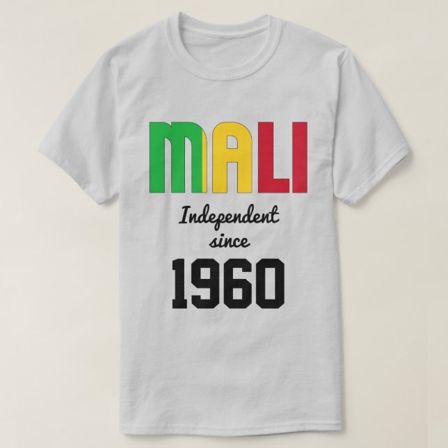 Camiseta Celebración por la independencia de la bandera de  (Diseño del anverso)