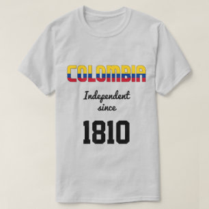 Camiseta Celebración por la independencia de la bandera de 