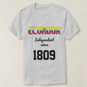 Camiseta Celebración por la independencia de la bandera de