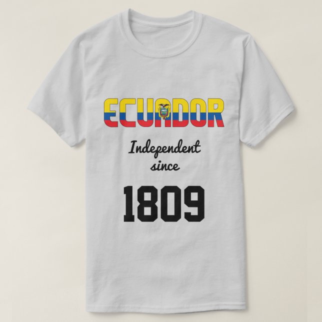 Camiseta Celebración por la independencia de la bandera de  (Diseño del anverso)