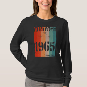 Camiseta Celebración Retro Vintage Edición Nacida 1965