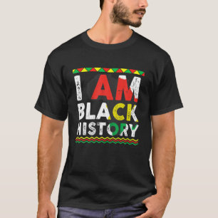 Camiseta Celebración Soy un Mes de la Historia Negra Africa