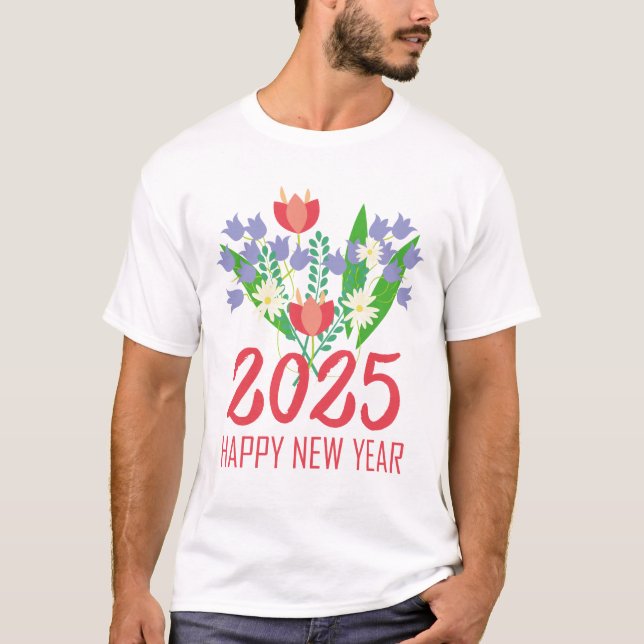Camiseta Celebraciones de Año Nuevo 2025 (Anverso)