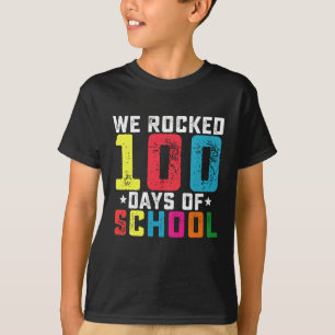 Camiseta Celebramos 100 Días de Escuela Profesor Estudiante
