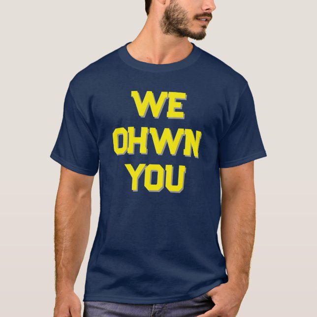 Camiseta ¡Celebramos el triunfo de MIchigan en 2024! (Anverso)