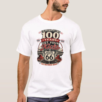 Camiseta Celebrando 100 años de la Ruta 66