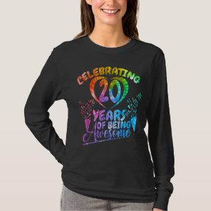 Camiseta Celebrando 20 Años De Ser Un Increíble Cumpleaños