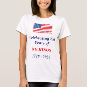 Camiseta Celebrando 250 Años de SIN REYES, Casual