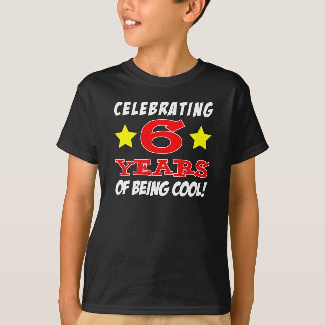 Camiseta Celebrando 6 Años De Ser Guay (Anverso)