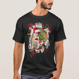 Camiseta Celebrando a los Navidades con amantes de los masc