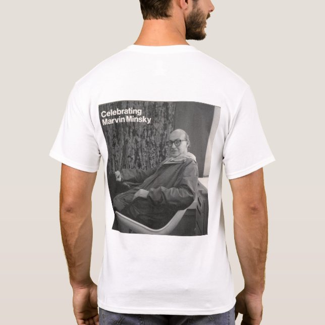 Camiseta Celebrando a Marvin Minsky (Reverso)