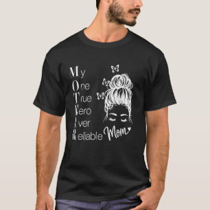 Camiseta Celebrando a mi verdadero héroe Mamá feliz día de