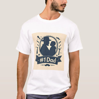 Camiseta Celebrando al papá número 1