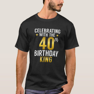 Camiseta Celebrando Con El 40 Aniversario Del Rey 40