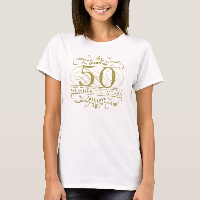 Camiseta Celebrando el 50 aniversario (Anverso)