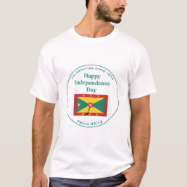 Camiseta Celebrando la INDEPENDENCIA DE GRANADA Blanca Gran