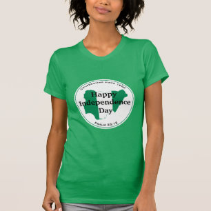 Camiseta Celebrando la INDEPENDENCIA de NIGERIA Bandera de 