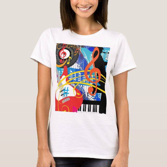 Camiseta Celebrando la música (Anverso)