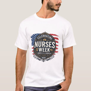 Camiseta Celebrando la Semana de las Enfermeras 2026 Des Pa