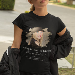 Camiseta Celebrando la vida de   Foto Memorial T-Shirt