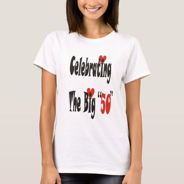 Camiseta Celebrando los 50 grandes (Anverso)
