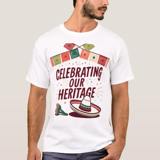 Camiseta Celebrando nuestra herencia (Anverso)