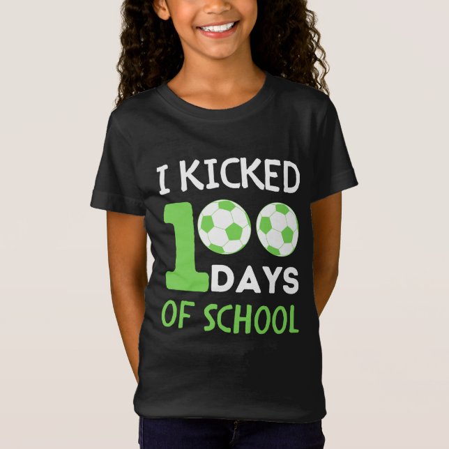 Camiseta Celebrar 100 días de clases con estilo (Anverso)