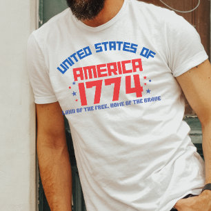 Camiseta Celebrar 250º independencia de EE. UU. patriótico 