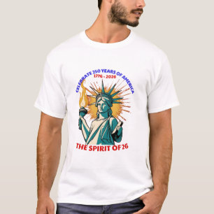 CAMISETA CELEBRAR 250 AÑOS DE ESTADOS UNIDOS -EL ESPÍRITU D
