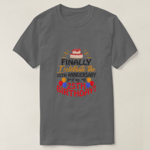 Camiseta Celebrar 25 Aniversario