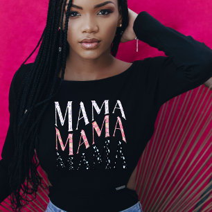 Camiseta Celebrar a la mamá con estilo - Día de la madre