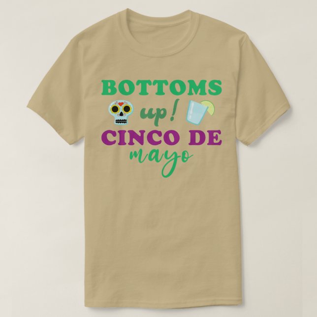 Camiseta Celebrar Cinco De Mayo Con La Especificación De Be (Diseño del anverso)