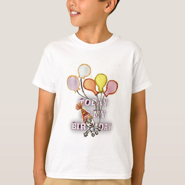 Camiseta Celebrar con nuestro alegre saludo de cumpleaños (Anverso)