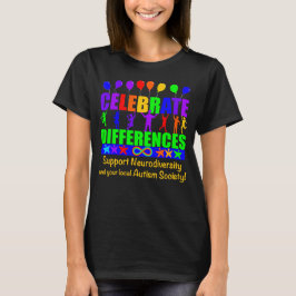 Camiseta "Celebrar diferencias"