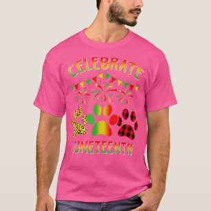 Camiseta Celebrar el 19 de junio 1865 Índice de pata de per