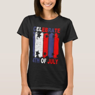 Camiseta Celebrar El 4 De Julio Feliz Patriótico Colo De Ba