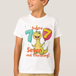 Camiseta Celebrar el 7° cumpleaños