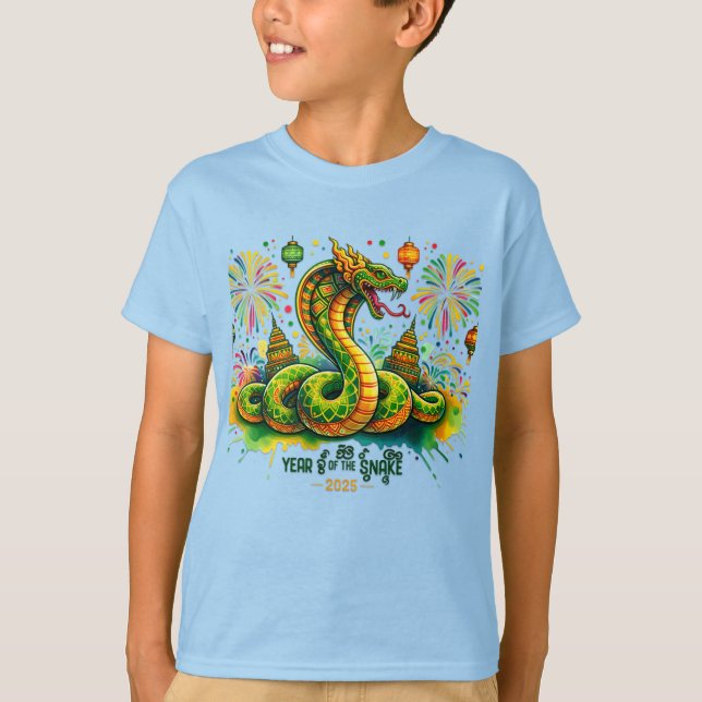 Camiseta Celebrar el año de la serpiente 2025 (Anverso)