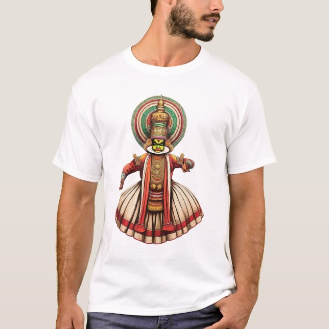 Camiseta Celebrar el arte de Katakali (Anverso)