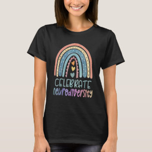 Camiseta Celebrar el autismo de la salud mental de la neuro