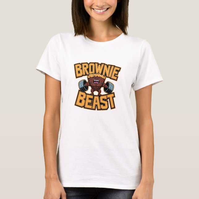 Camiseta Celebrar el chocolate con diseños Brownie (Anverso)