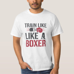 Camiseta Celebrar el deporte con arte de boxeo